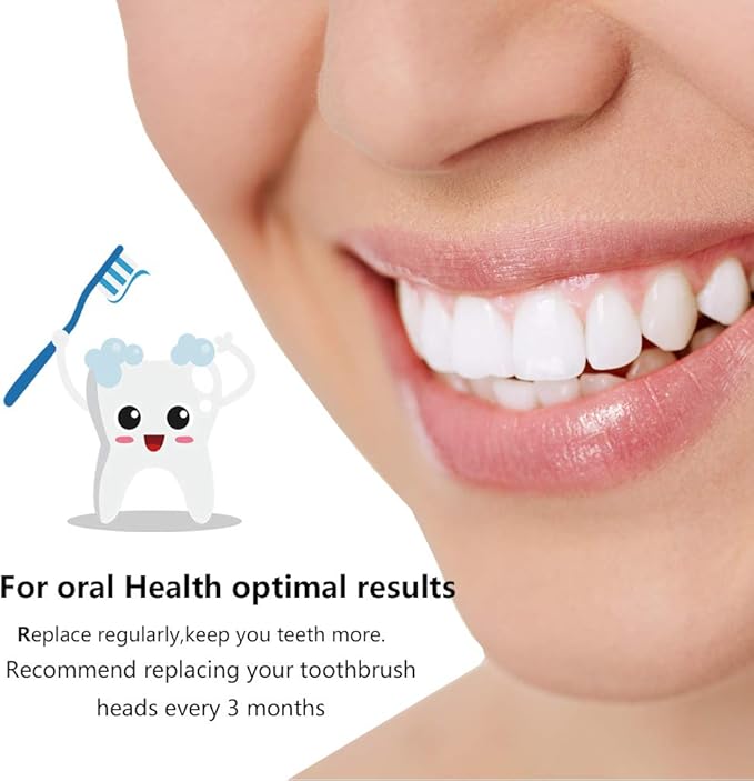 Best Replacement Toothbrush Heads for Oral-B,Compatible with Oral-B Braun Electric Toothbrush, 4 Count