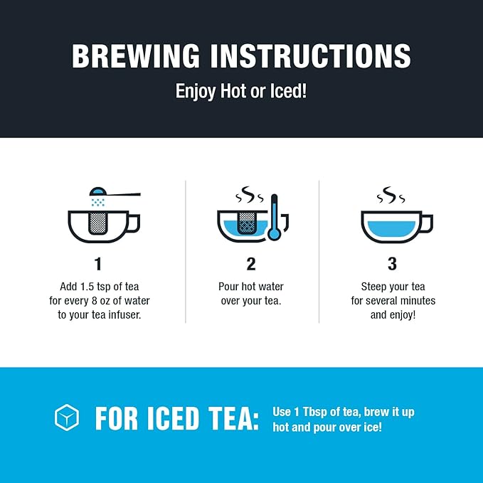 Tiesta Tea - Orange Dream Float Tea, Loose Leaf, Orange Cream Herbal Tea, Premium Caffeine-Free Tea Blend, Make Hot or Iced & Up to 200 Cups, 16 oz Resealable Bulk Pouch