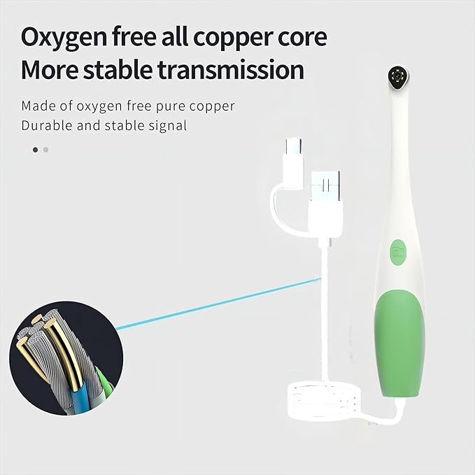 Super Clear Intraoral Camera&Dental Camera,Visual Intraoral Camera Dental with Mirco USB/Type-C/USB Connector for Personal Android Devices,Easy to Use for Android or PC(Not for iPhone)