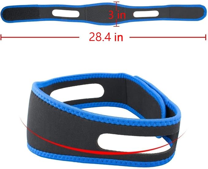 2025 Model Anti Snoring Chin Strap, Stop Snoring Chin Straps for CPAP Users, Jaw Strap for Sleeping,Chin Straps to Keep Mouth Closed for Sleeping Better, Cpap Chin Strap for Sleep for Men-Women