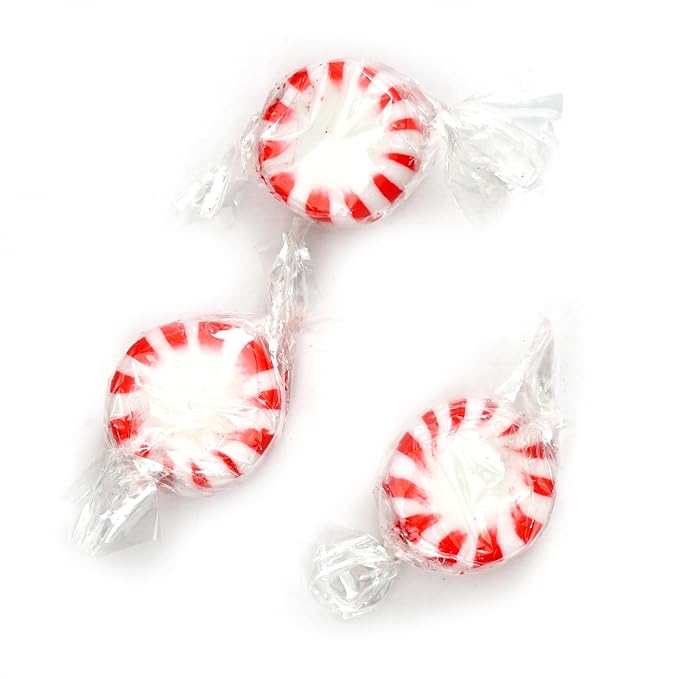 Arcor Starlight Peppermint Candy, 2 Pound Bulk Hard Candy (Approx. 150 pcs.), Individually Wrapped Peppermint, Starlight Mints