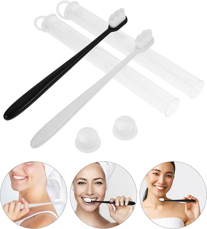 10Pcs Soft Bristle Adult Toothbrushes for Sensitive Gums Lightweight Portable Design with Suppleness for Pregnant Women and Household Teeth Cleaning