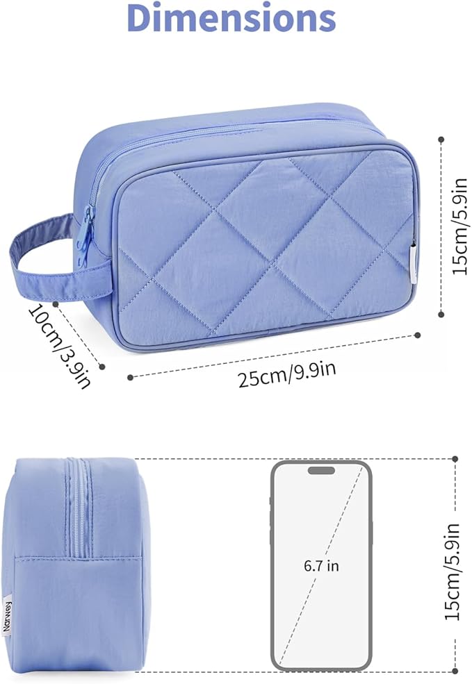 Narwey Travel Toiletry Bag for Women Traveling Dopp Kit Men Travel Bag for Toiletries Cosmetic Bag Makeup Bag Medicine Bag for Traveling