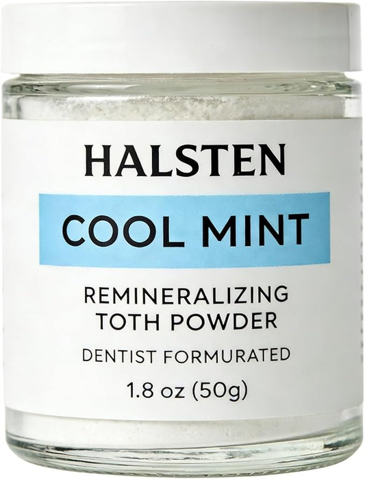 Halsten Remineralizing Tooth Powder, Gently Cleans, Supports Strong Teeth & Fresh Breath (1pc)