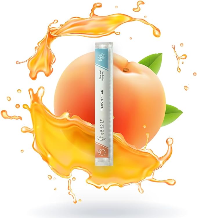 Wonder Toothpicks with Flavor - 100x Flavored toothpicks Individually Packed in 8 Refreshing Varieties - Gentle Oral Hygiene - Fresh Breath - Individually Packed Toothpicks with Flavor
