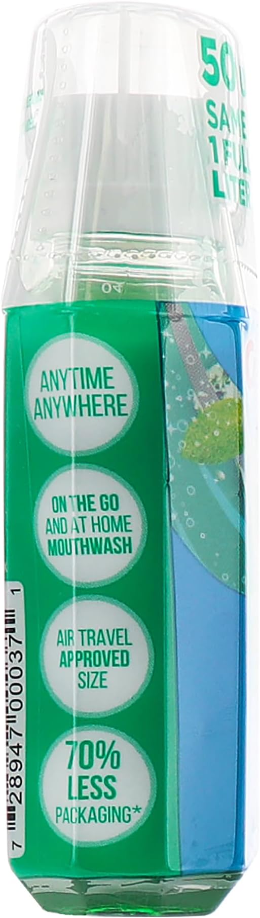 Crest Scope Mouthwash Concentrate, Travel Size Mouthwash, Original Mint Flavor, Helps Freshen Breath, 2 Pack -50 ml Squeeze Bottles