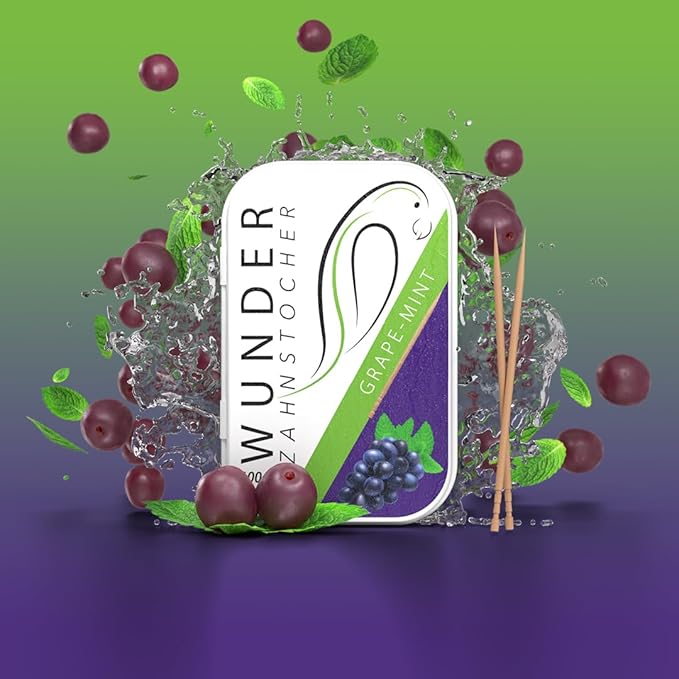 Wonder Toothpick - Flavored Toothpicks - Infused with Natural Flavors for Long-Lasting Freshness - Portable & Convenient - 100 picks