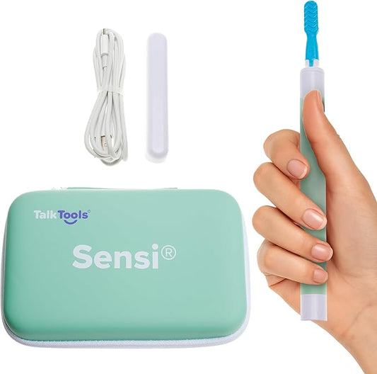 TalkTools Rechargeable Sensi - Sensory Therapy Tool for Speech and Feeding, Autism Sensory Products, ADHD Tools, Speech Therapy Gifts for Autism Children