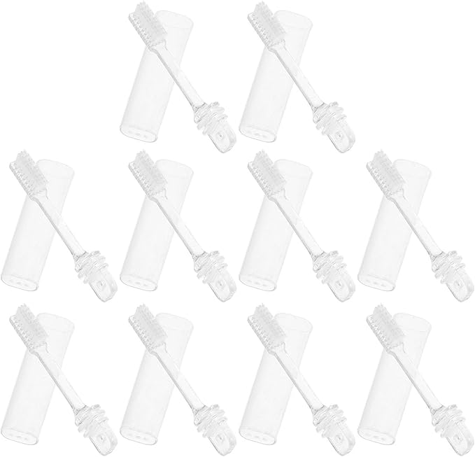 10Pcs Portable Folding Travel Toothbrush Set with Storage Case Compact Manual Toothbrushes for Camping Hiking and Daily Oral Care