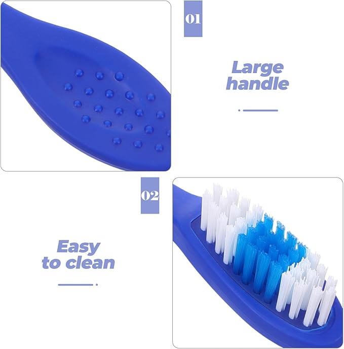 10Pcs 10Pcs Mini Toothbrushes with Short Soft Handles Ergonomic Grip Manual Toothbrushes for Safe Use Soft Bristles for Oral Cleaning