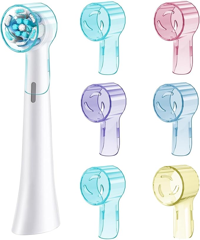 Toothbrush Covers Caps for iO Brush Heads, iO Toothbrush Heads Covers for Ultimate Clean, Gentle Care & Ultimate White, iO Series Electric Toothbrush Covers for Travel & Home - by DeBizz