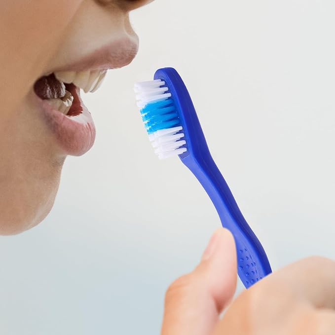 10Pcs Prison Toothbrush with Large Ergonomic Handle Plastic and Nylon Mini Toothbrushes for Oral Cleaning and Comfort Grip Soft Bristles for Detainee Use and Hygiene Maintenance