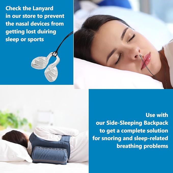 WoodyKnows Super-Support Nasal Dilator, Improves Sleep and Sports Airflow, Nasal Congestion and Nose-Related snoring aid (XS 8Pack)