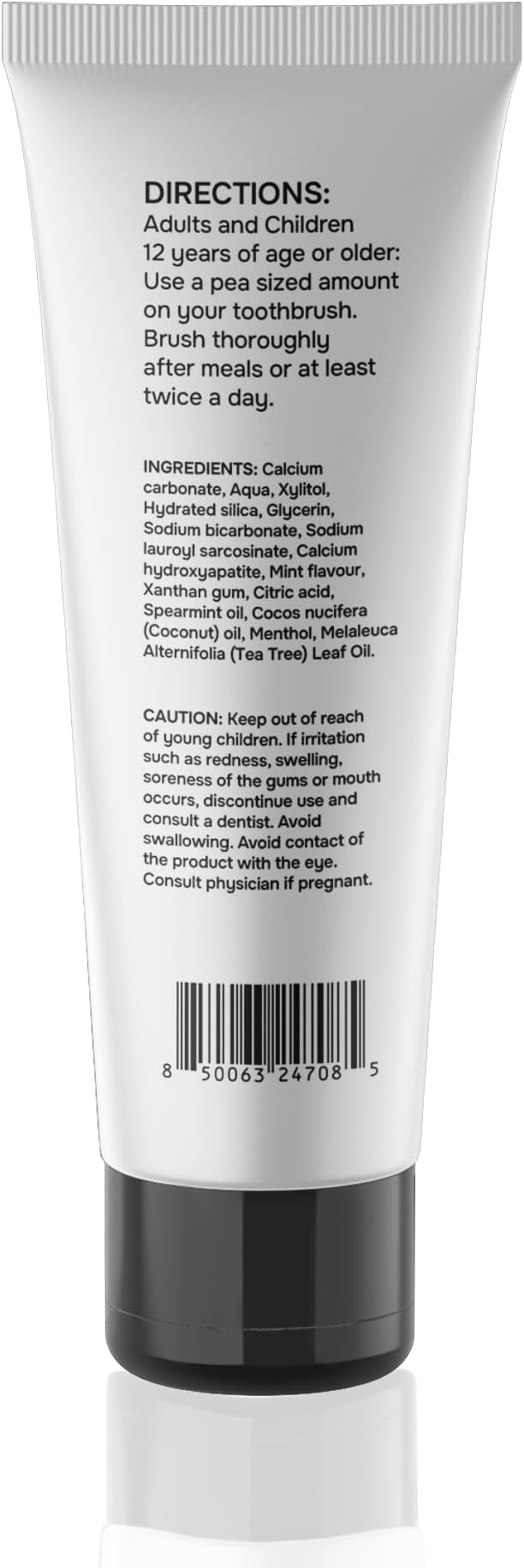 envitamin Fluoride Free Nano Hydroxyapatite Ultimate Toothpaste for Remineralizing Enamel & Sensitive Relief, Whitening, Antiplaque, SLS Free, Fresh Mint, 4 oz (3 Tubes, Fresh Mint)