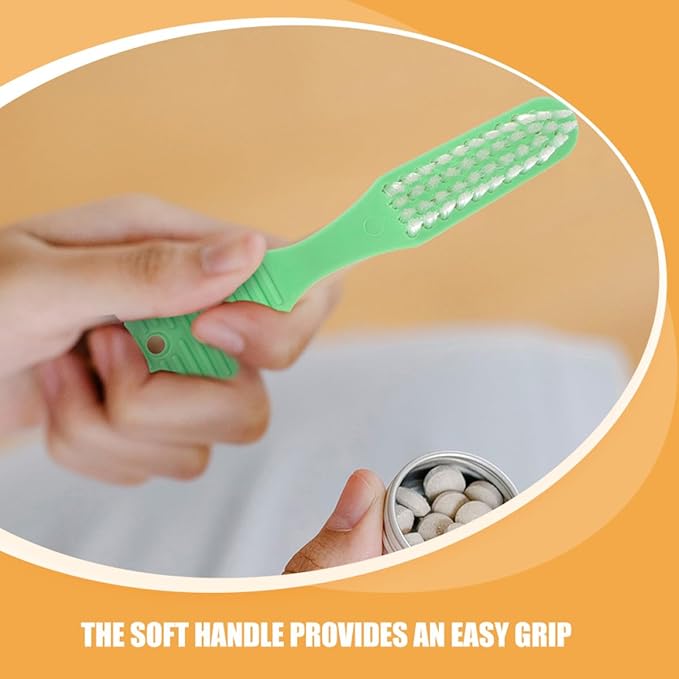 Yardwe 20Pcs Manual Prison Toothbrushes with Soft Medium Bristles Short Handle Portable Travel Size Mini Disposable Toothbrushes for Teeth Cleaning and Oral Care