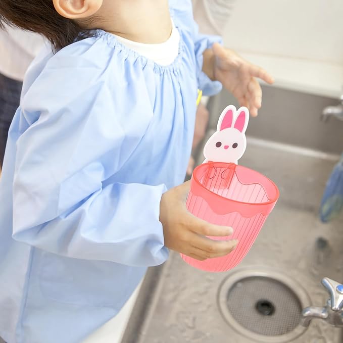 ABOOFAN 2Pcs Wall-Mounted Toothbrush Holder Plastic Storage Stand for Bathroom Hollow Design for Fast Drying and Easy Cleaning Home Organizer in Rose Red and Sky Blue