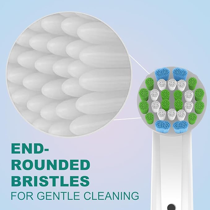 Replacement Toothbrush Heads Compatible with Oral B Electric Toothbrushes,Brush Heads Compatible with Oral B Replacement Heads Refill Pro 1000/9600/500/3000 /1500,Genius,Smart