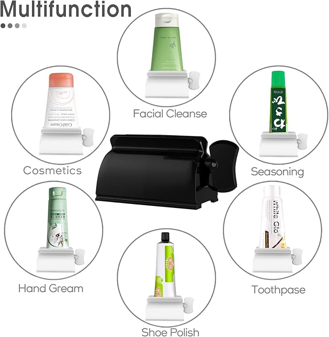 LAMY Toothpaste Squeezer, 3 PCS Tube Squeezer Bathroom and Kitchen Gadgets for Various Tube-Based Cosmetics and Sauces, Home and Apartment Essentials