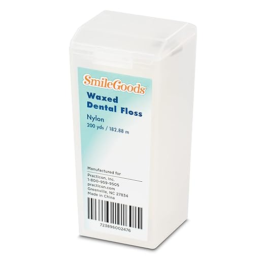 SmileGoods Waxed Dental Floss, 200 Yard, Unflavored