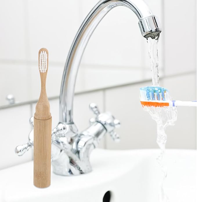 ZUNOXAZ Folding Toothbrush with Soft Bristles and Portable Case Travel Foldable Toothbrush for Adult Oral Care for Traveling Use