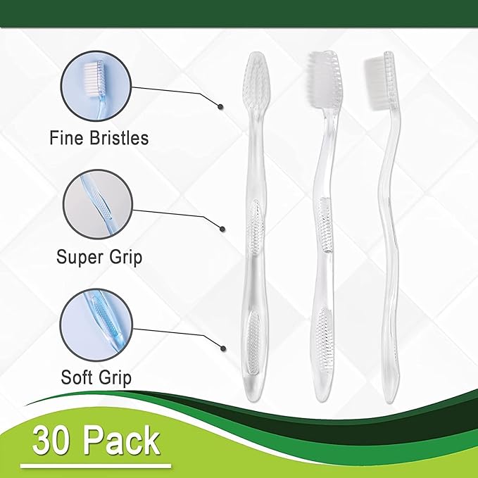 HQSL Sund 120 Pack Disposable Toothbrushes with Toothpaste, Individually Wrapped, Manual Disposable Toothbrushes Bulk, Adult Kid Toiletries, 3 Colors