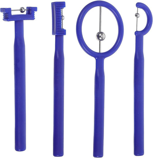 4pcs Tongue Tip Training Tool for Kids Speech Rehabilitation Training Device Oral Muscle Exerciser Tongue Exerciser for Speech Therapy