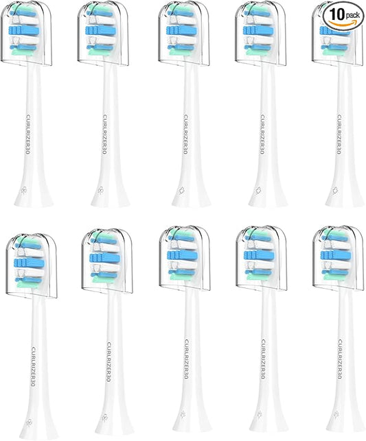 Replacement Toothbrush Heads for Philips Sonicare Replacement Heads, Electric Replacement Brush Head Compatible with Phillips Sonicare Electric Toothbrushes, 10 Pack