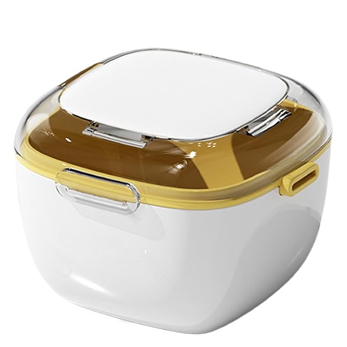 False Teeth Storage Box, Denture Cleaning Cup with Basket for Retainers and Mouth Guards, Pp Constructed Container for Travel or Home, Hygienic and Compact Soaking Box