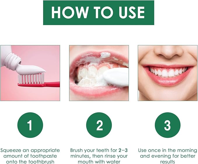 Mint Toothpaste, 3.5 oz Non Fluoride Toothpaste, All-Natural Organic Tooth-Paste, Fresher Breath, Happier Gums, Tooth Sensitivity for for Sensitive Teeth - 2 PCS