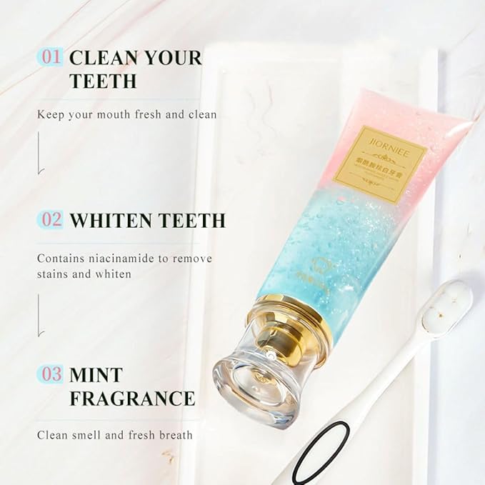 Niacinamide Whitening Toothpaste,Remove Tooth Stains,Improves Gum Health Fresh Breath 3.53 oz/ 100g (1)