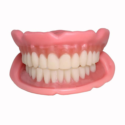 Boil-&-Bite Functional Denture, Self-fit at Home in Mins, Adjusts for Narrow or Wide Arches, Long-term or temporary Solution, Eat, Drink and Smile Confidently, Small/Medium Denture Set