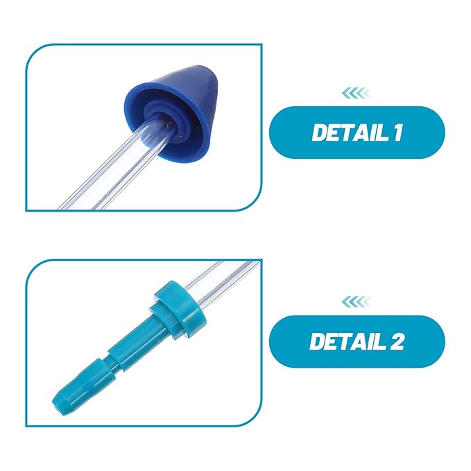 SOIMISS 2pcs Water Flosser Nozzles - Replacement Accessories Oral Irrigation Tips for Nose Washing - Easy Attachment for Effective Dental and Nasal Cleaning Compatible with Waterpik