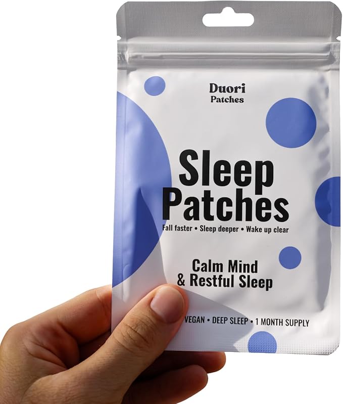 Sleep Patches for Adults - Valerian Root - Melatonin Free - Natural Sleep Aid with 5-HTP and Ashwanganda - 3 Pack - 90 Patches