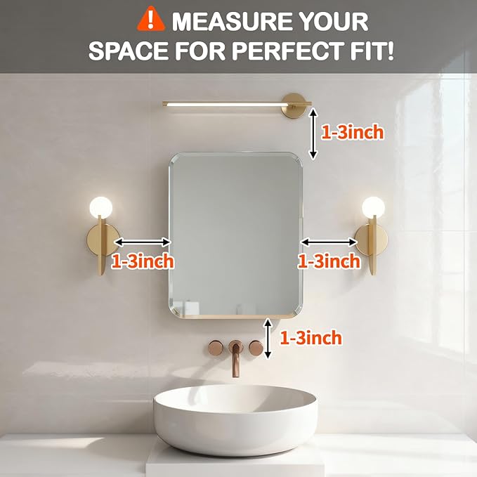 Rectangle Medicine Cabinet with Beveled Edge Mirror, No-Assembly Bathroom Wall Cabinet with Mirror, Adjustable Shelves, Tissue Slot, Recessed or Surface Mount (20" H x 16" W)