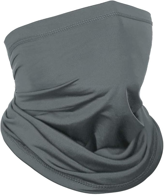 Achiou Neck Gaiter Face Cover Scarf, UV Protection Mask for Men and Women,Soft Windproof, Hiking Cycling Running