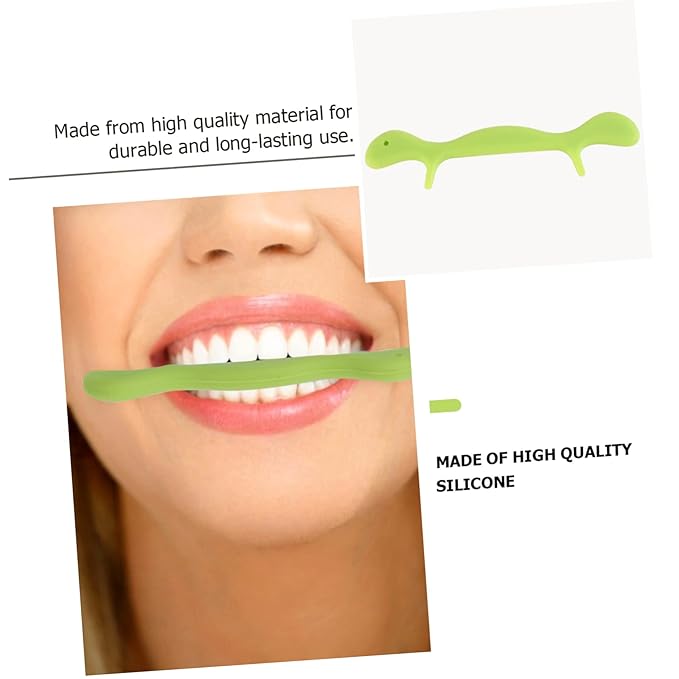 FRCOLOR 3pcs Smile Trainer Silicone Mouth Muscle Tightener for Ergonomic Face Exerciser for Speech and Stutter Safe for -term Use