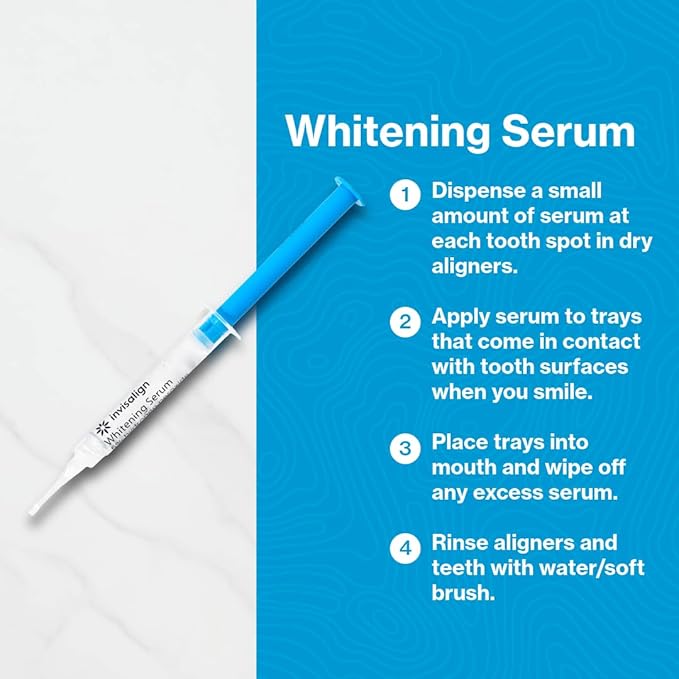 Invisalign Whitening Serum | Clear Aligner and Retainer Teeth Whitening Gel | 1 Pack