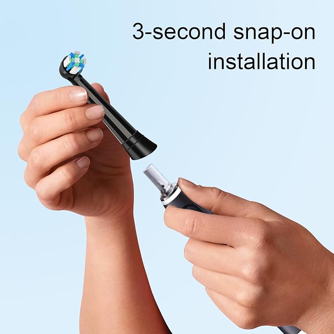 Toothbrush Replacement Heads for IO 2/3/4/5/6/7/8/9/10 Series Electric Toothbrush,Replacement Brush Heads Compatible with Oral B,8 Count