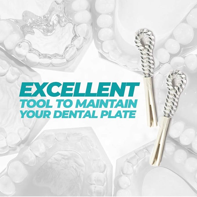 Fuller Brush Dental Plate Brush - Soft Hygienic Denture Cleaner - Small & Flexible Cleaning Tool for Dentures & Plates - Oral Hygiene for Men & Women (Pack of 1)