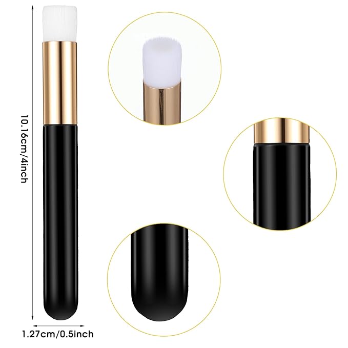 60 Pieces Lash Shampoo Brushes with Container, Eyelash Extension Cleansing Brush Nose Pore Cleaning Tool Peel off Blackhead Removing Tool Cosmetic Lash Cleanser Facial Cleansing