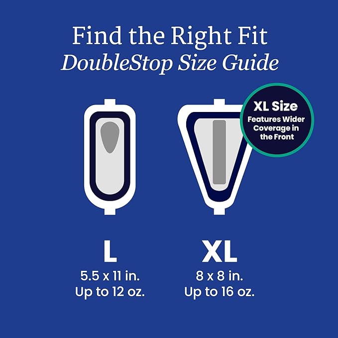 NorthShore DoubleStop Male Guards, Large, Starter Pack/4