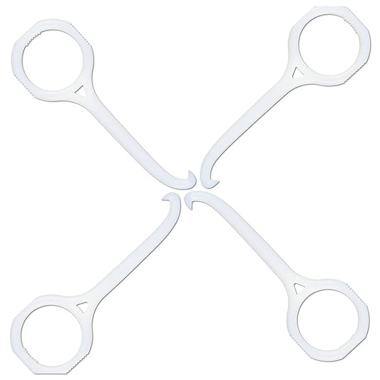 Aligner-B-Out v2 | Wild White 4 Pack | Invisalign Remover Tool & Aligner Remover Tool For All Aligners & Removable Retainers | Orthodontist Recommended Invisalign Accessories