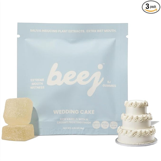 BJ Gummies, by BEEJ. Oral Sex Candy for Couples. (Wedding Cake)