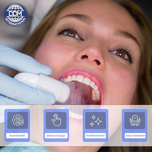 DryShield Isolite Style Mouthpieces - Medium Size (Box of 4) Autoclavable Reusable Ideal for Teens & Adults with Permanent Molars