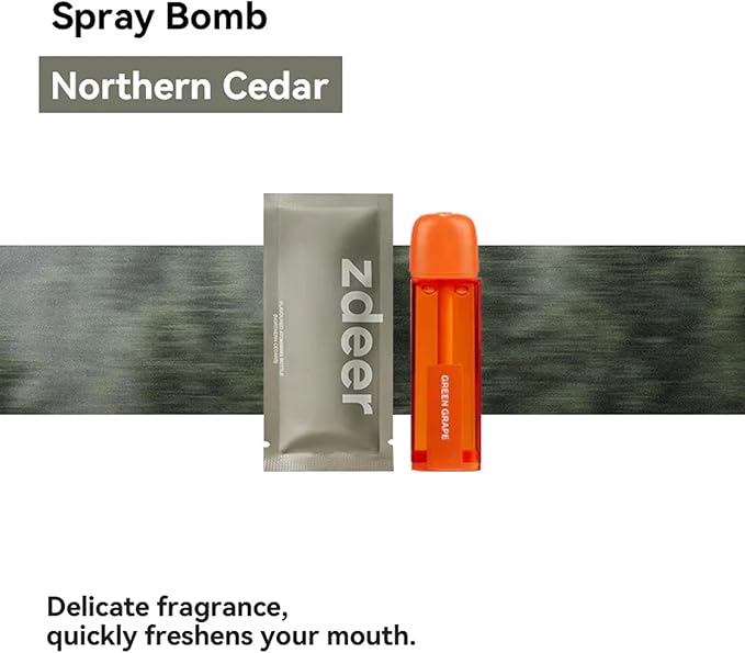 Smart Electric Oral Spray Refill for PW13 – 3-Pack (Northern Cedars) – Earthy & Refreshing, Wood-Inspired Aroma for Clean Breath