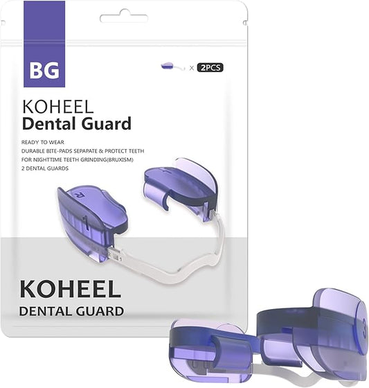 KOHEEL BG Adjustable Mouth Guard, No Boiling Night Guard, Stop Bruxism Dental Guard, 2 Count (Thick)