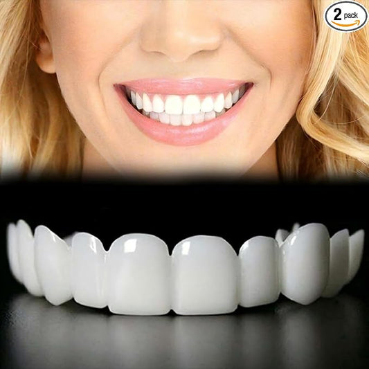 2 Pairs of Smile Supports, Quickly Restore Smile and Regain Confidence (White) Adjustable Comfort.