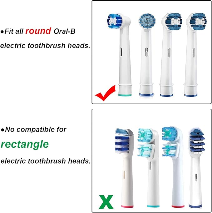 Toothbrush Cover for Oral-b, Electric Toothbrush Replacement Heads Cover for Home and Travel (10 Pcs)