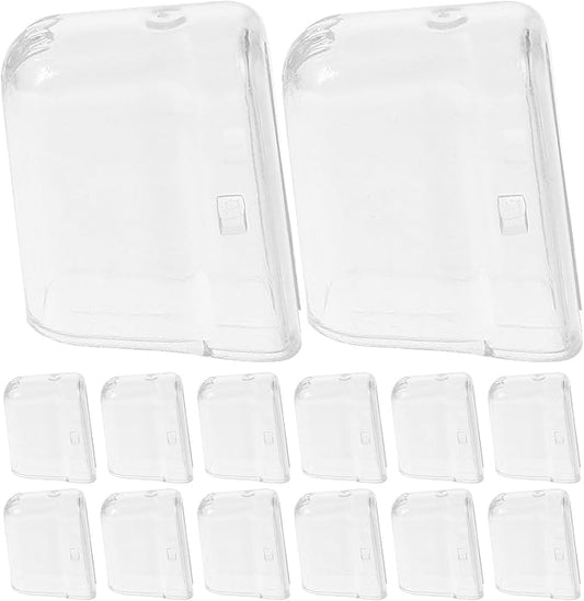 CONGARTENO 20Pcs Toothbrush Cover Caps Universal Protective Travel Case for Manual and Electric Toothbrush Heads Dustproof Storage for Home and Outdoor Use