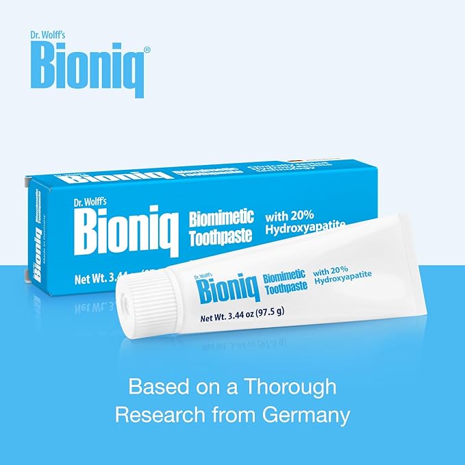 Bioniq Classic Biomimetic Toothpaste with 20 Percent Hydroxyapatite I Clinically Tested I 3.44 Oz